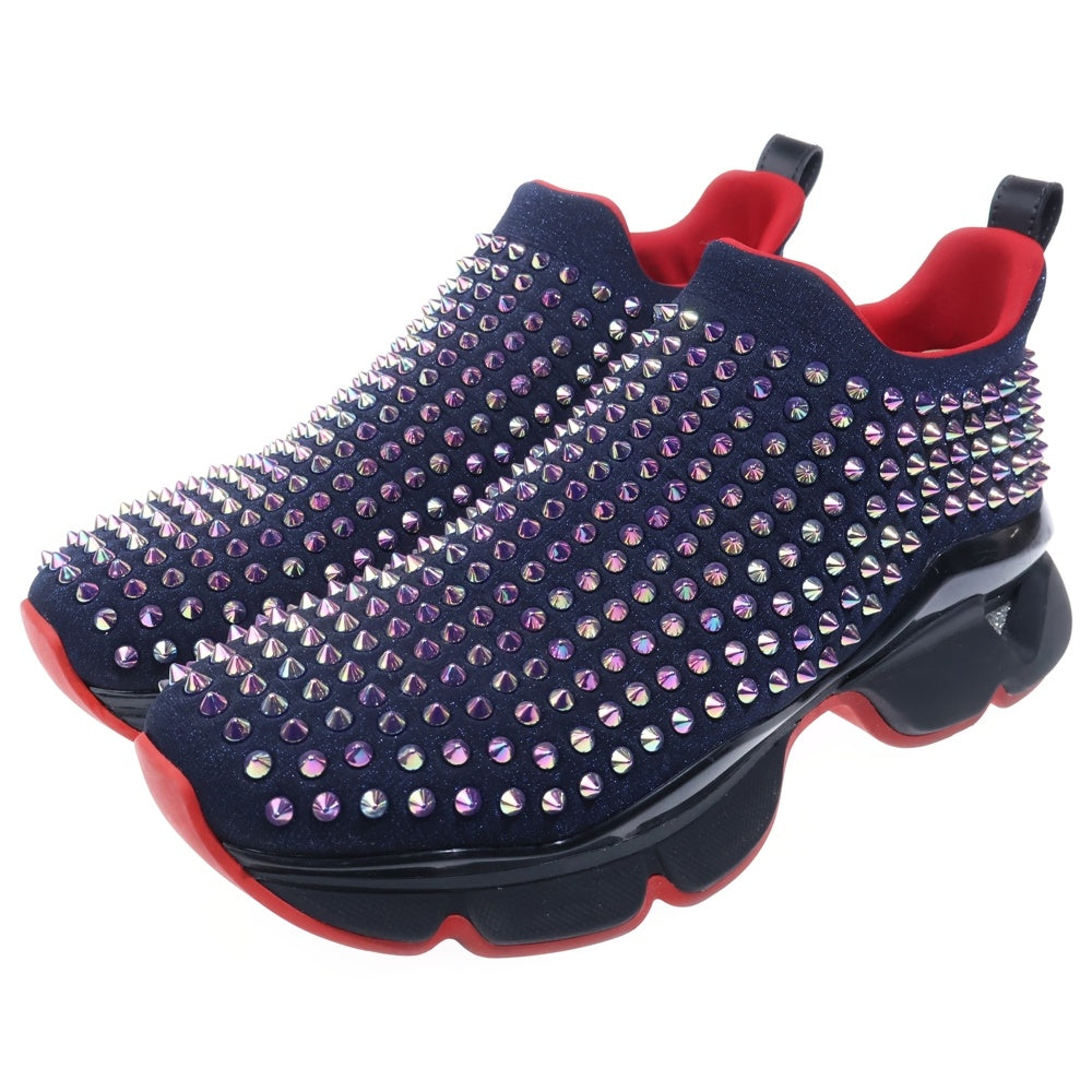 CHRISTIAN LOUBOUTIN(クリスチャンルブタン) SPIKE SOCK スパイク ソック ローカット スニーカー ブラック 1190270