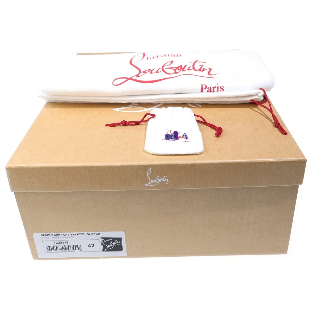 CHRISTIAN LOUBOUTIN(クリスチャンルブタン) SPIKE SOCK スパイク ソック ローカット スニーカー ブラック 1190270