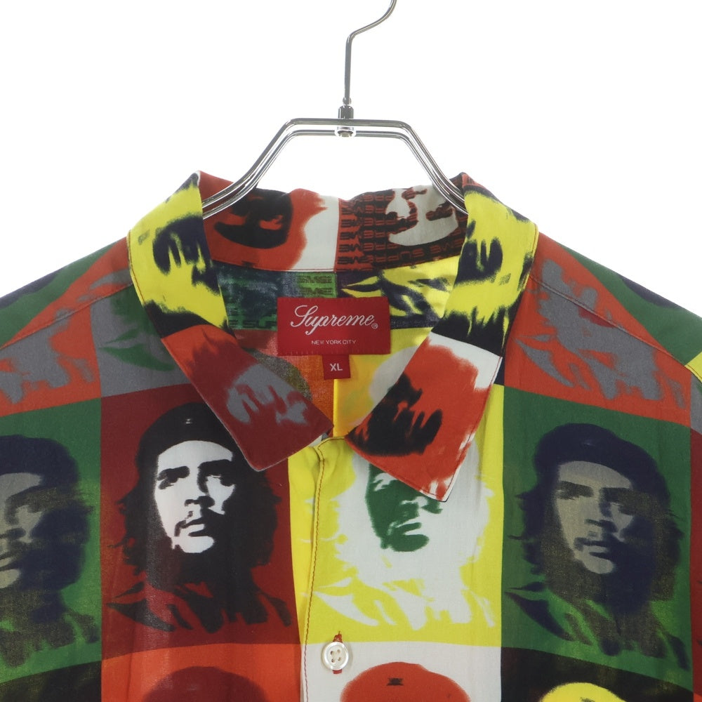 SUPREME(シュプリーム) 20SS Che Rayon S/S Shirt チェゲバラ 総柄デザイン レーヨン半袖シャツ マルチカラー