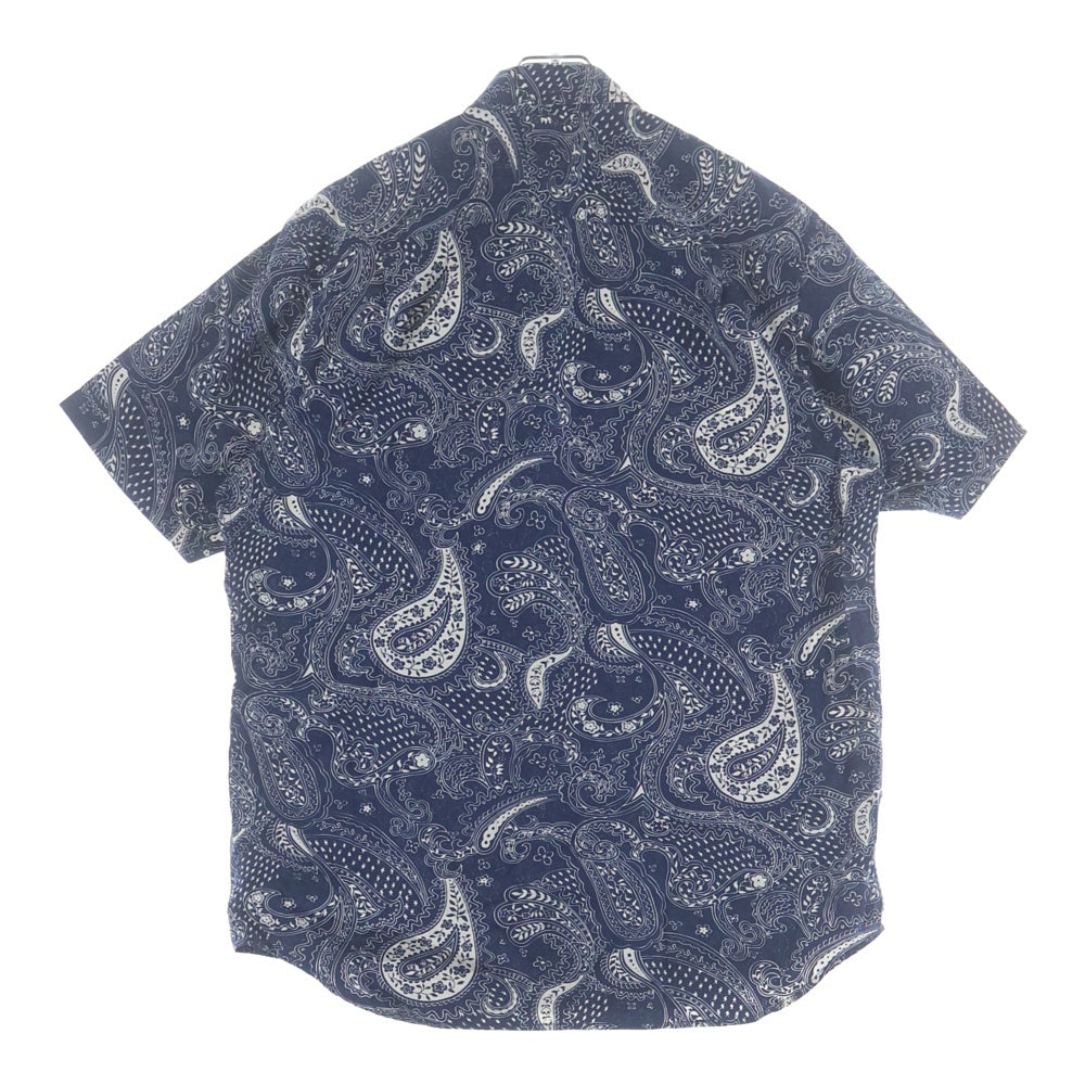 SUPREME(シュプリーム) 13SS Paisley S/S Shirt ペイズリー柄 半袖コットンシャツ ブルー/ホワイト