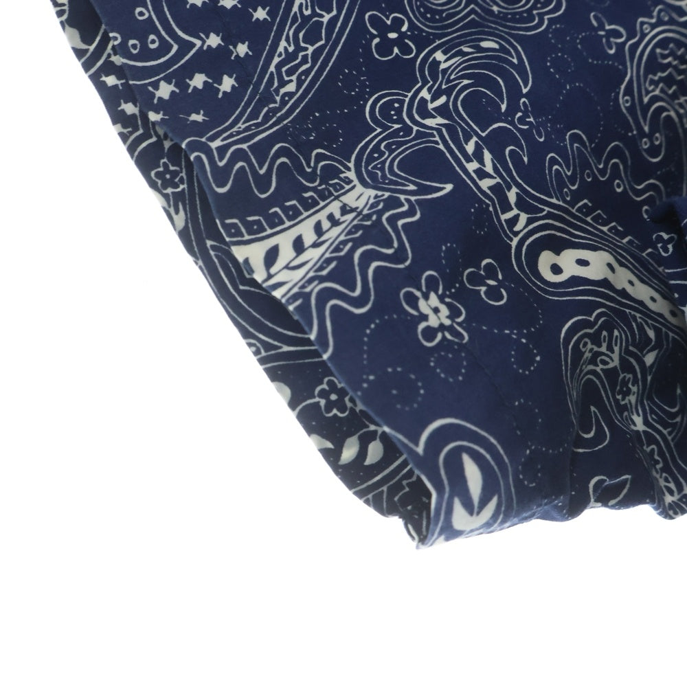 SUPREME(シュプリーム) 13SS Paisley S/S Shirt ペイズリー柄 半袖コットンシャツ ブルー/ホワイト