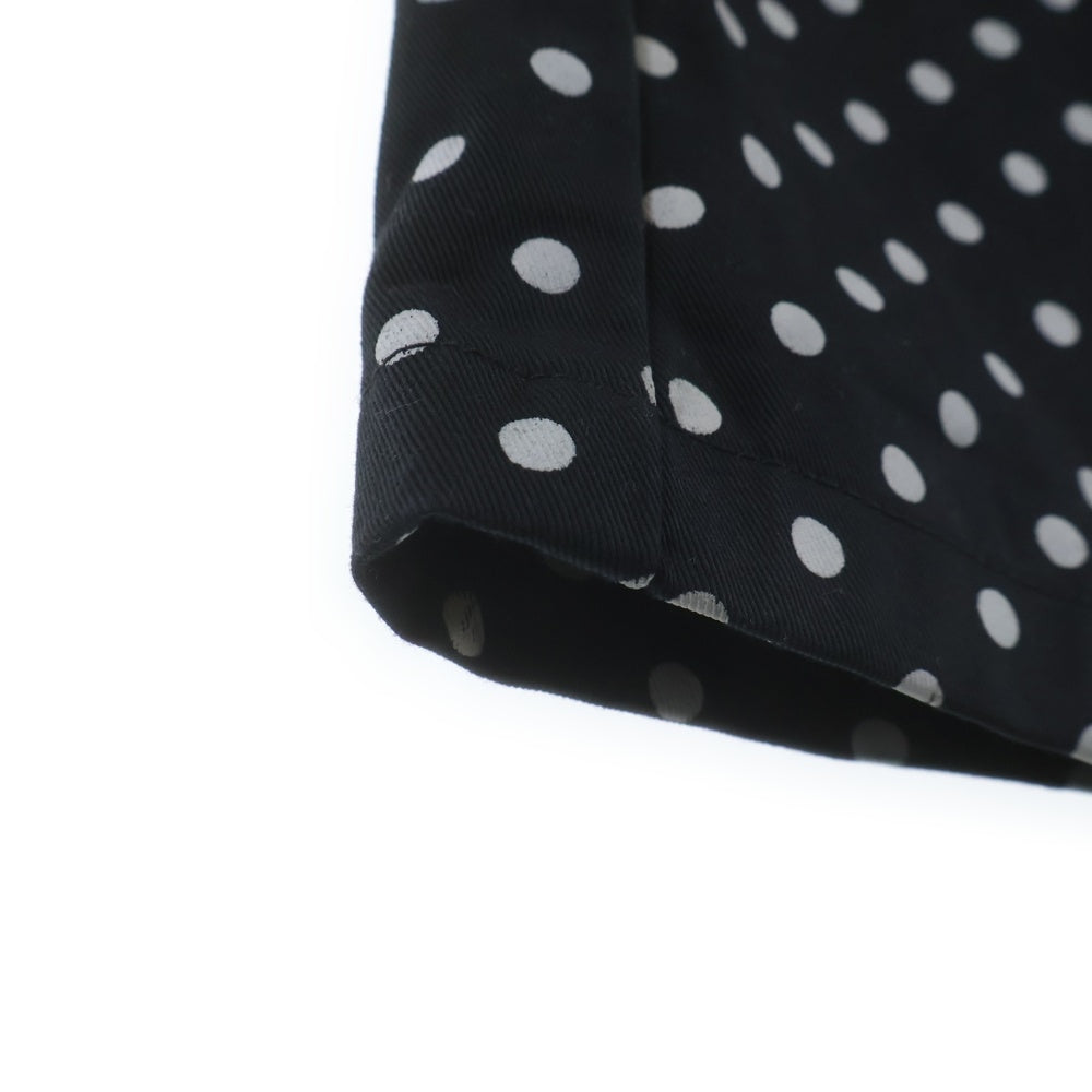 SUPREME(シュプリーム) 18AW Polka Dot Work Pant ポルカドットワークパンツ 水玉 トラウザー ブラック/ホワイト
