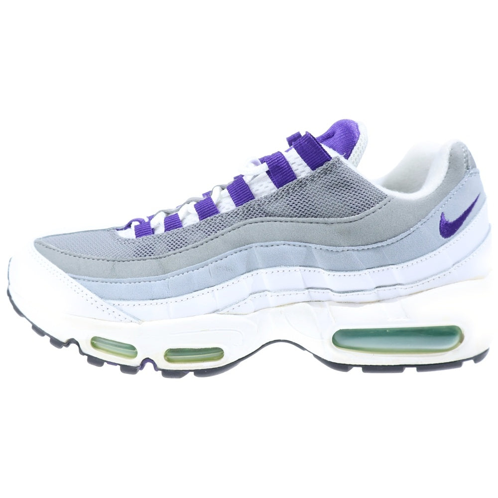 NIKE(ナイキ) 【観賞用2015年製】AIR MAX 95 OG GRAPE 554970-151 エアマックス95OG グレープ ローカットスニーカー ホワイト/パープル US8.5/26.5cm
