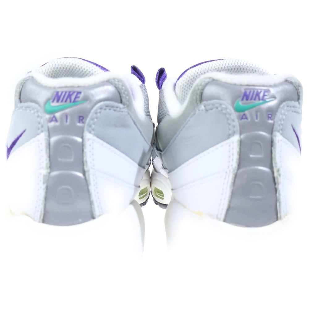NIKE(ナイキ) 【観賞用2015年製】AIR MAX 95 OG GRAPE 554970-151 エアマックス95OG グレープ ローカットスニーカー ホワイト/パープル US8.5/26.5cm