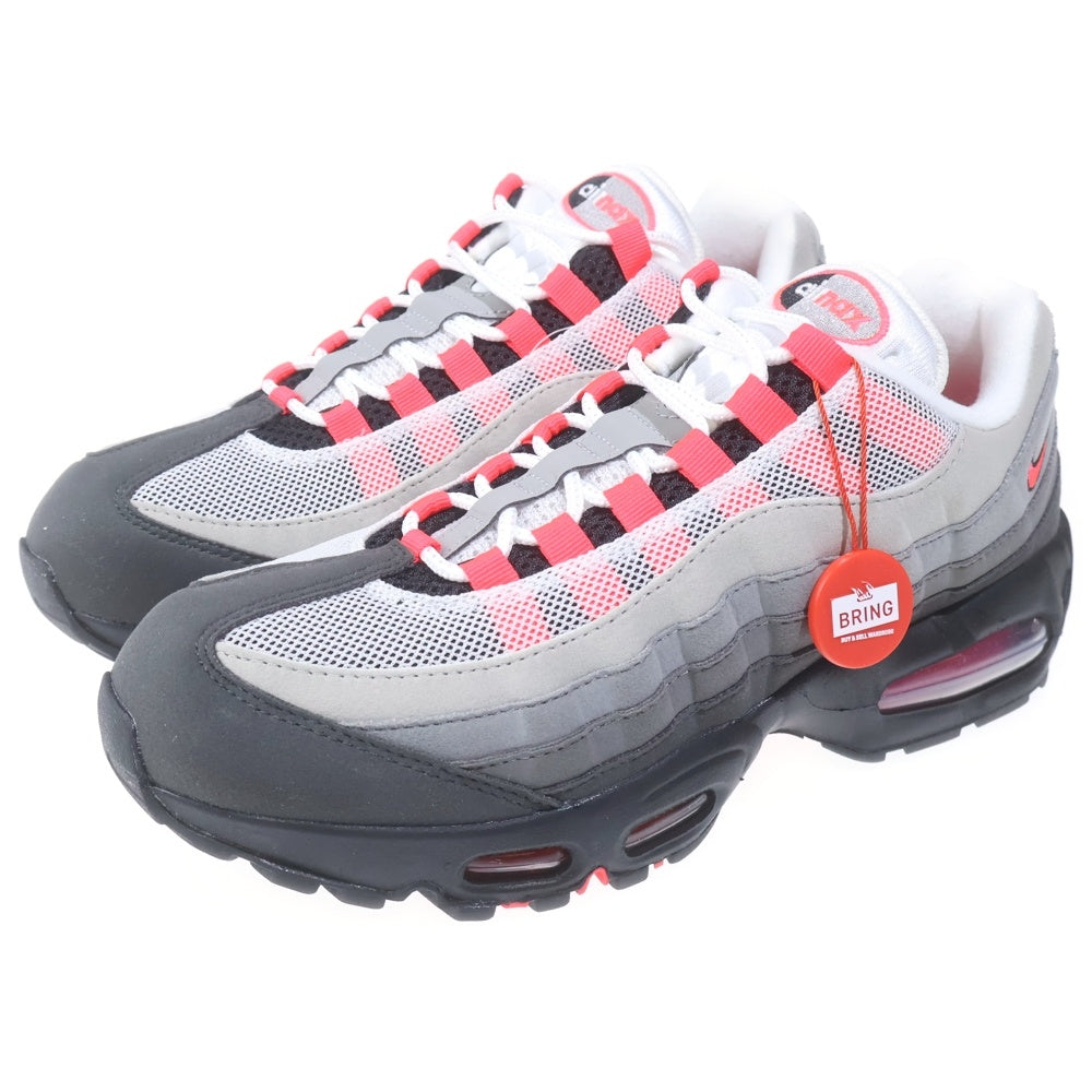 NIKE(ナイキ) AIR MAX 95 OG BIG BUBBLE SOLAR RED IM7410-001 エアマックス95 ビッグバブル ソーラーレッド ローカットスニーカー グレー/レッド US8.5/26.5cm