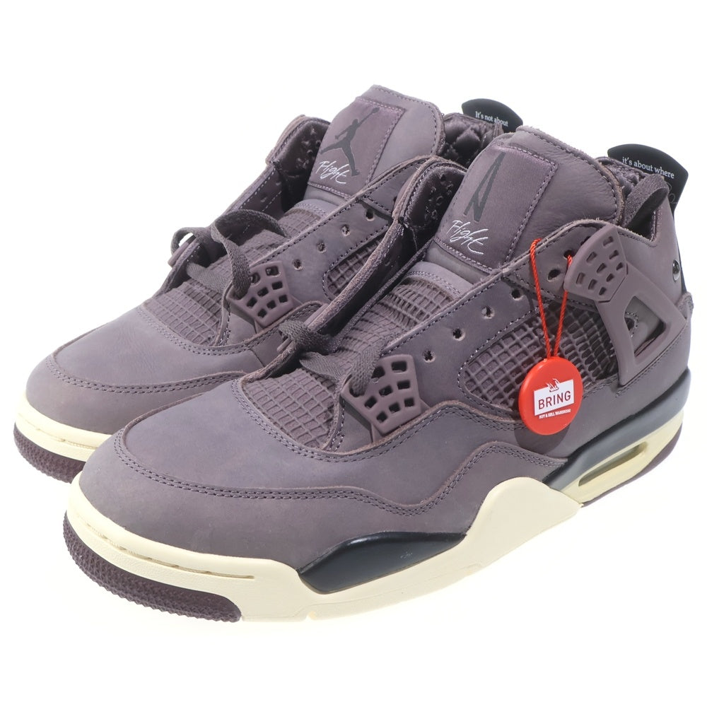 NIKE(ナイキ) ×A MA MANIERE AIR JORDAN 4 VIOLET ORE DV6773-220 アママニエール エアジョーダン4 バイオレットオレ ハイカットスニーカー ブラウン US9/27cm
