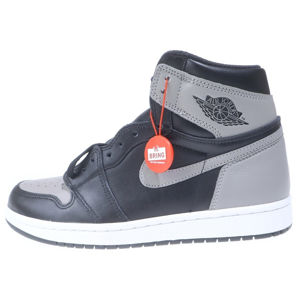 NIKE(ナイキ) AIR JORDAN 1 RETRO HIGH OG SHADOW 555088-013 エアジョーダン1 シャドー ハイカットスニーカー ブラック/グレー US8.5/26.5cm