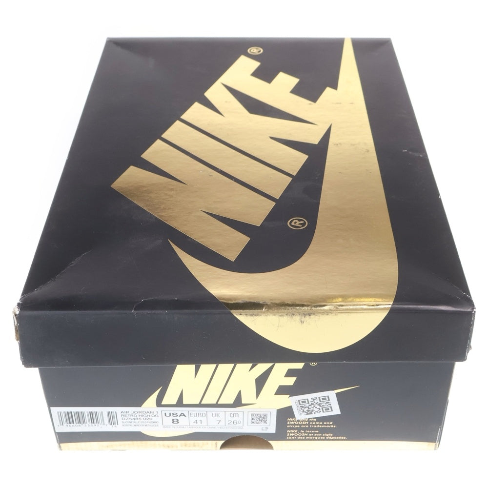 NIKE(ナイキ) AIR JORDAN 1 RETRO HIGH OG PALOMINO DZ5485-020 エアジョーダン1 レトロ パロミノ ハイカットスニーカー ブラック/ブラウン US8/26cm