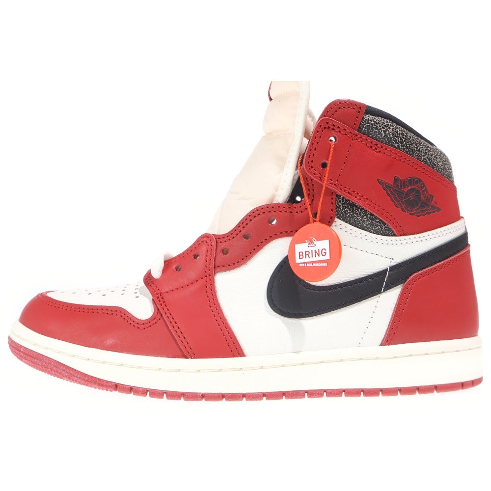 NIKE(ナイキ) AIR JORDAN 1 HIGH OG LOST & FOUND CHICAGO DZ5485-612 エアジョーダン1 ロスト&ファウンド ハイカットスニーカー ブラック/ホワイト/レッド US8.5/26.5cm