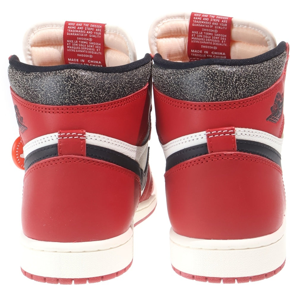 NIKE(ナイキ) AIR JORDAN 1 HIGH OG LOST & FOUND CHICAGO DZ5485-612 エアジョーダン1 ロスト&ファウンド ハイカットスニーカー ブラック/ホワイト/レッド US8.5/26.5cm