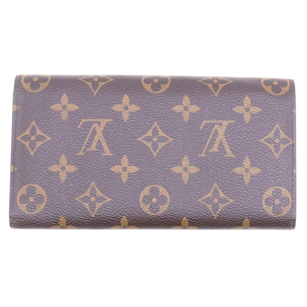 LOUIS VUITTON(ルイヴィトン) ポシェット ポルト モネ クレディ モノグラム 長財布 レディース ブラウン M61726