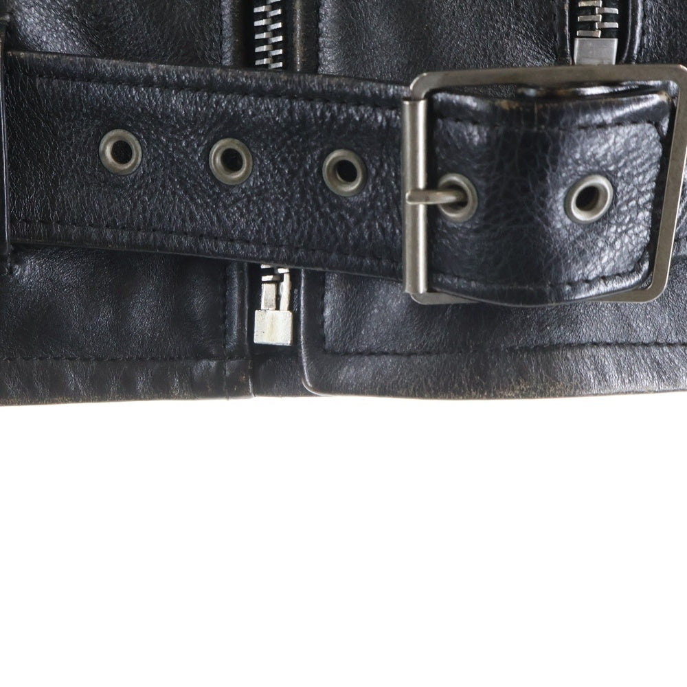 SAINT LAURENT PARIS(サンローランパリ) 13AW クラシック モーター サイクル ダブルライダース レザー ジャケット ブラック 330462