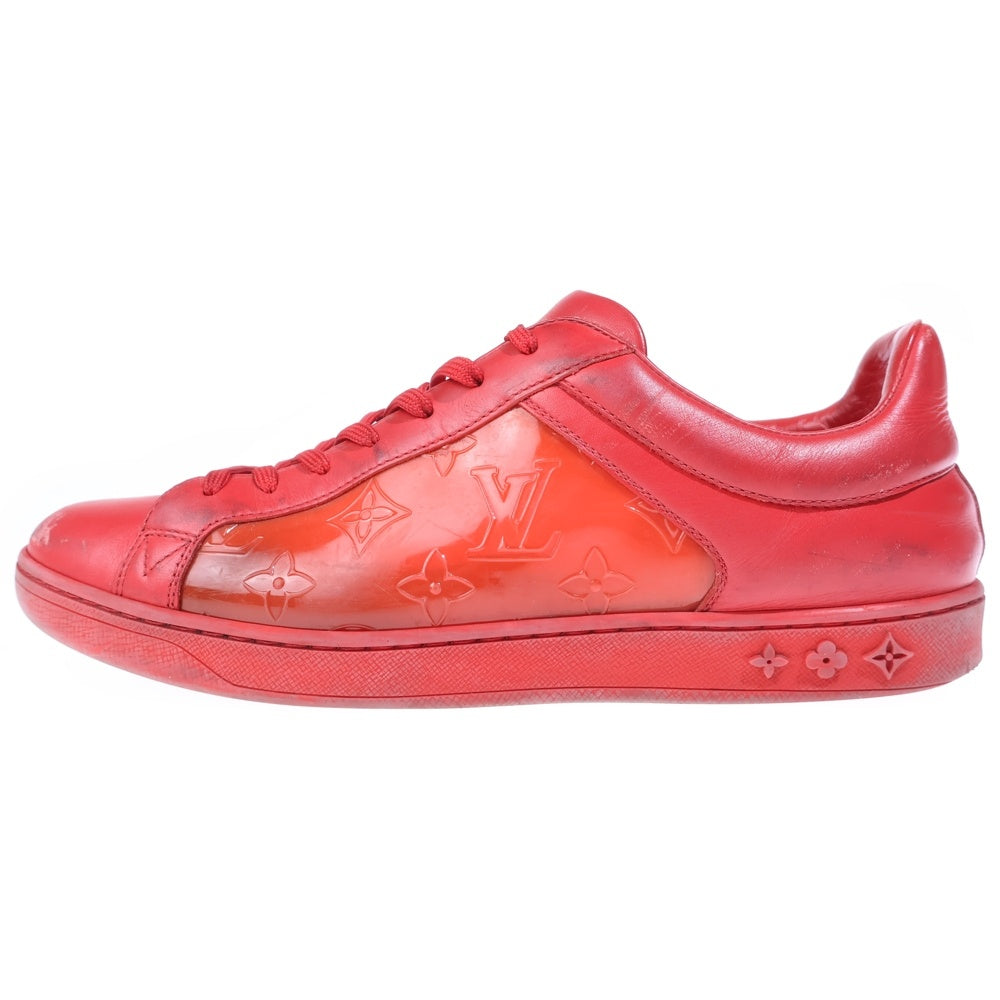 LOUIS VUITTON(ルイヴィトン) ルクセンブルクライン レザー ローカットスニーカー レッド