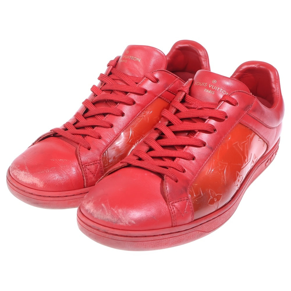 LOUIS VUITTON(ルイヴィトン) ルクセンブルクライン レザー ローカットスニーカー レッド