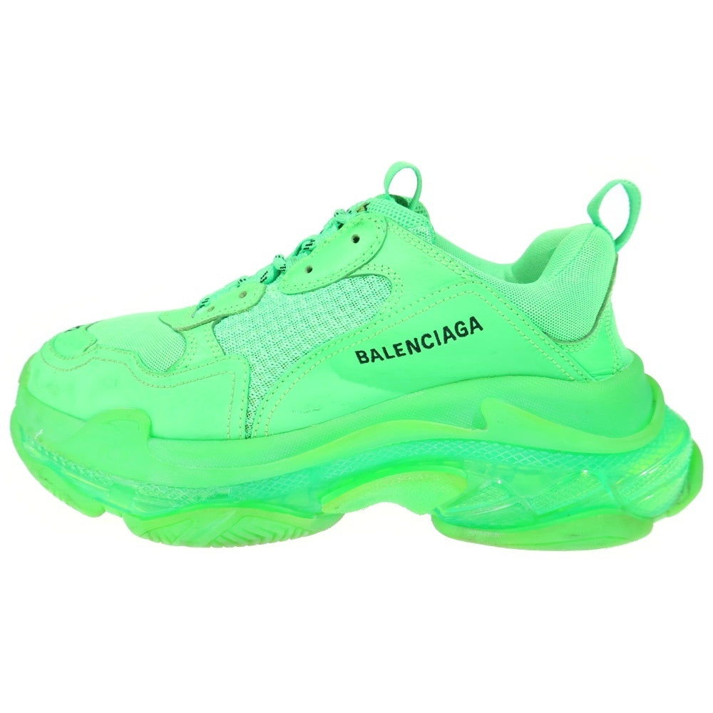 BALENCIAGA(バレンシアガ) TRIPLE S CLEAR SOLE TRAINER トリプルS クリアソール トレーナー ダッドスニーカー グリーン 541624