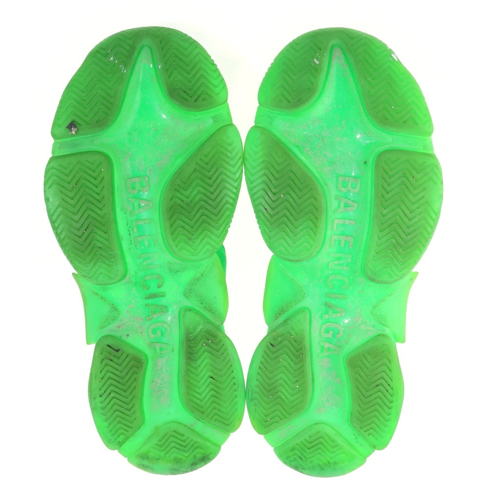 BALENCIAGA(バレンシアガ) TRIPLE S CLEAR SOLE TRAINER トリプルS クリアソール トレーナー ダッドスニーカー グリーン 541624