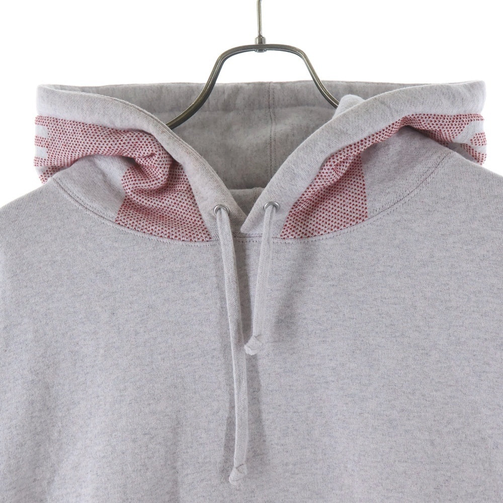 SUPREME(シュプリーム) 24SS Jacquard Stripe Hooded Sweatshirt ジャガードストライプ スウェットプルオーバーパーカー グレー