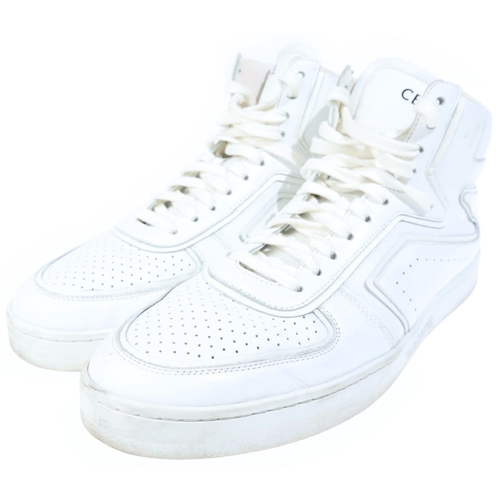 CELINE(セリーヌ) CT-01 Zトレーナー レザー ハイカットスニーカー ホワイト