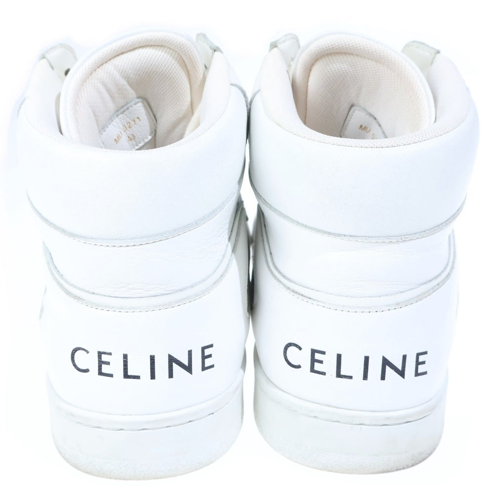 CELINE(セリーヌ) CT-01 Zトレーナー レザー ハイカットスニーカー ホワイト