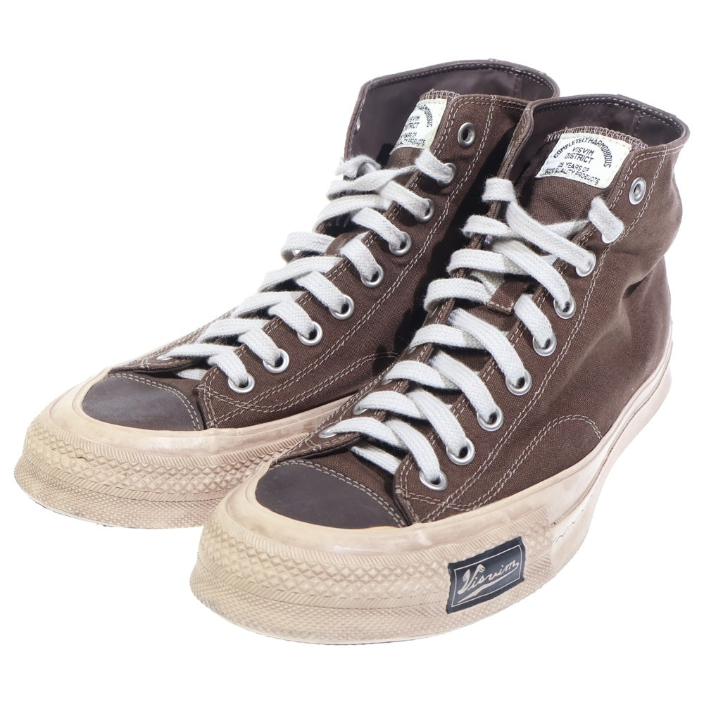 VISVIM(ヴィスヴィム) SKAGWAY HI G.PATTEN スカグウェイ ハイカットスニーカー ブラウン