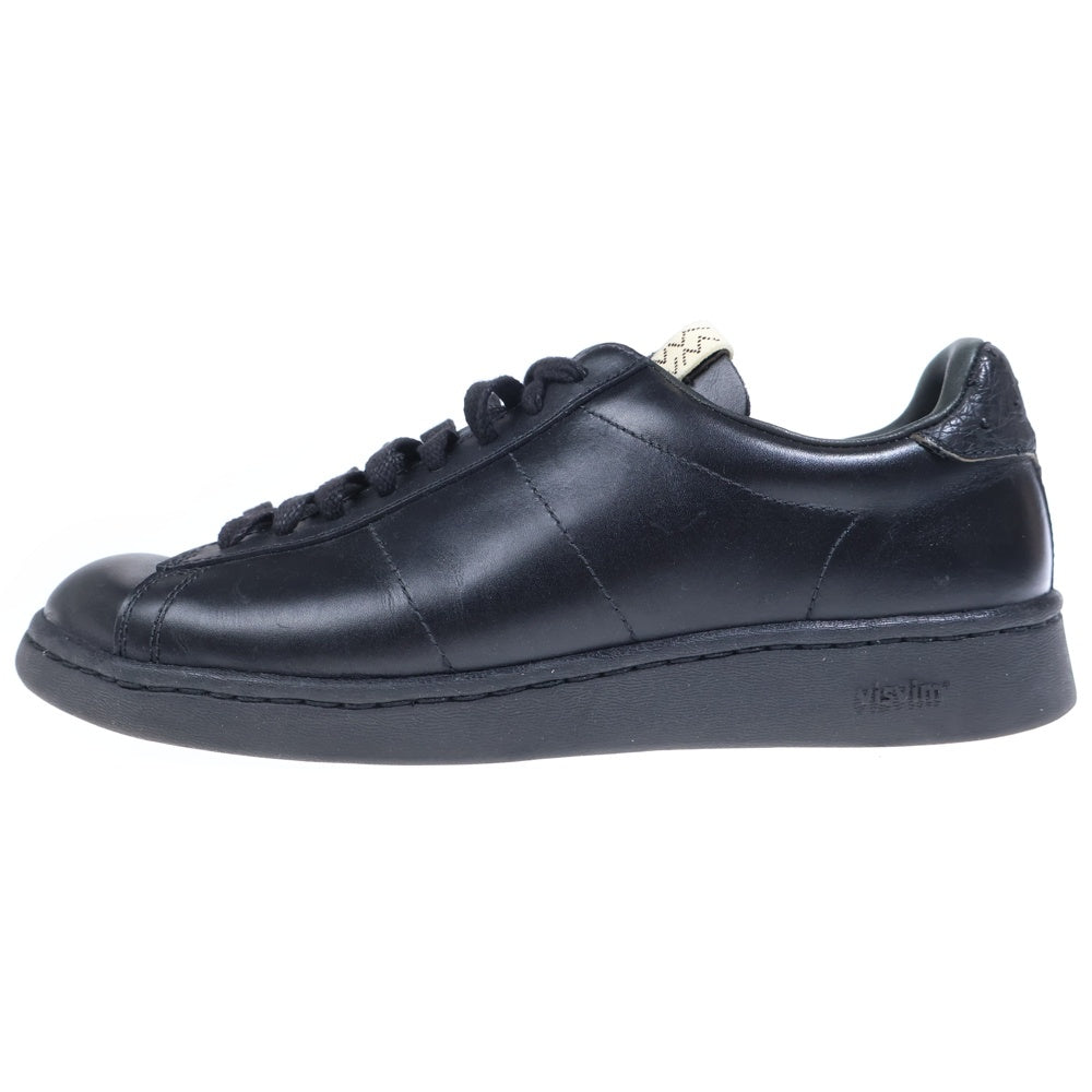VISVIM(ヴィスヴィム) CORDA-FOLK レザーローカットスニーカー ブラック