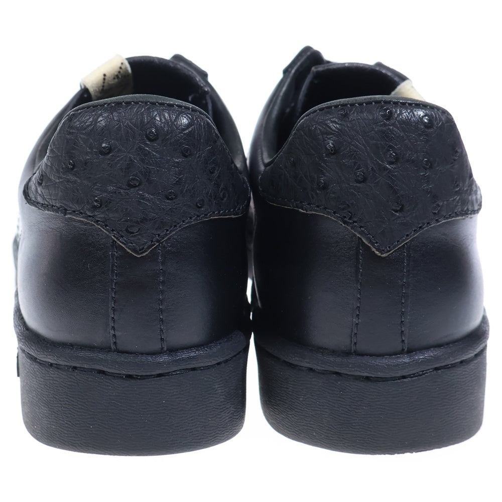 VISVIM(ヴィスヴィム) CORDA-FOLK レザーローカットスニーカー ブラック