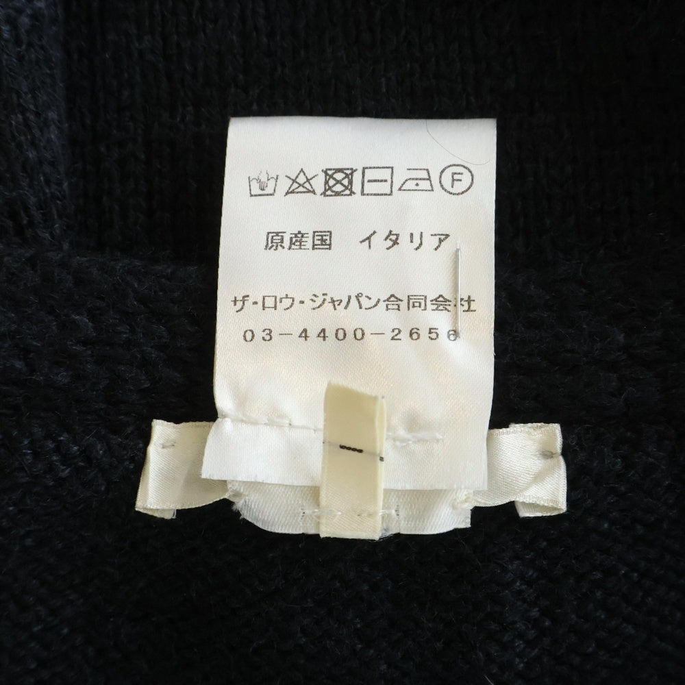 THE ROW(ザロウ) シェルドン カーディガン ニットウェア ブラック 758-Y823