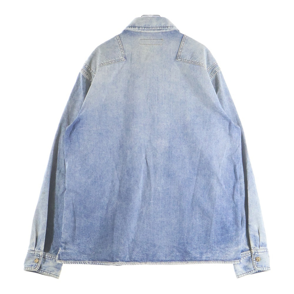 LOUIS VUITTON(ルイヴィトン) 22AW オーバーサイズ デニム 長袖シャツ インディゴ RM222Q NT0 HNS46W