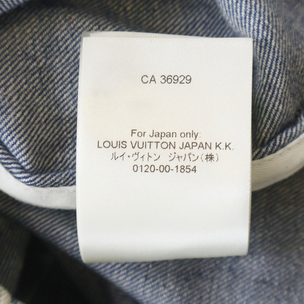 LOUIS VUITTON(ルイヴィトン) 22AW オーバーサイズ デニム 長袖シャツ インディゴ RM222Q NT0 HNS46W