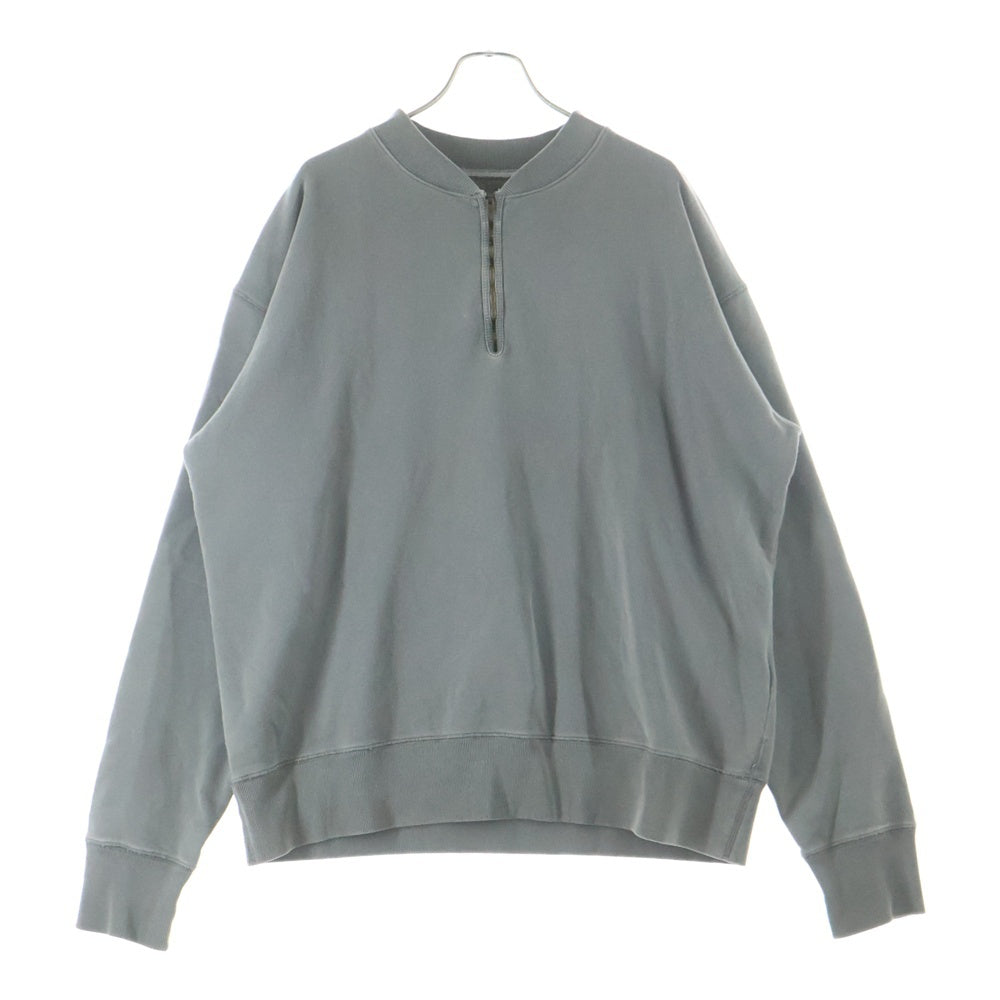 Maison Margiela(メゾンマルジェラ) 25AW ハーフジップ スウェット長袖シャツ グレージュ S50GU0242 S25570