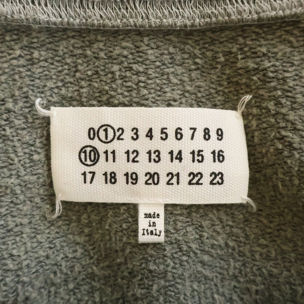 Maison Margiela(メゾンマルジェラ) 25AW ハーフジップ スウェット長袖シャツ グレージュ S50GU0242 S25570