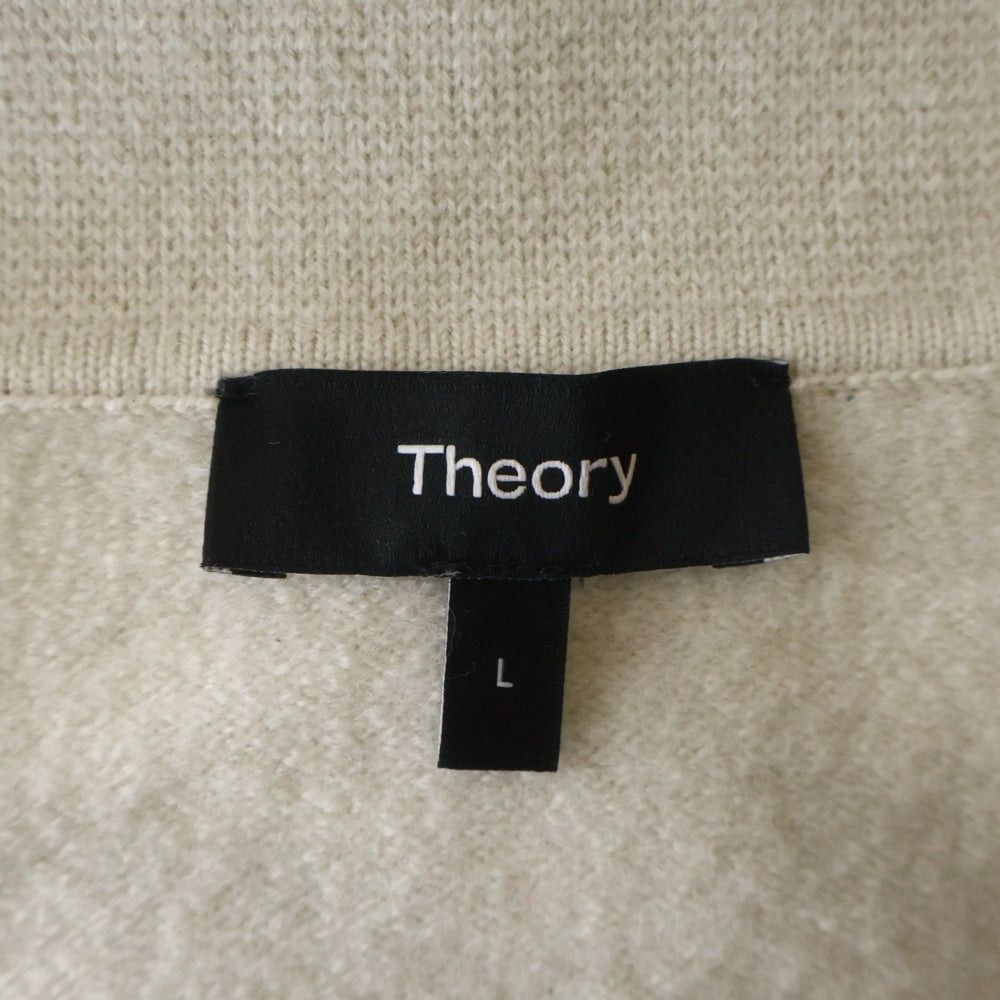 theory(セオリー) Boiled Merino Vネック セーター ニットウェア 無地 クリーム