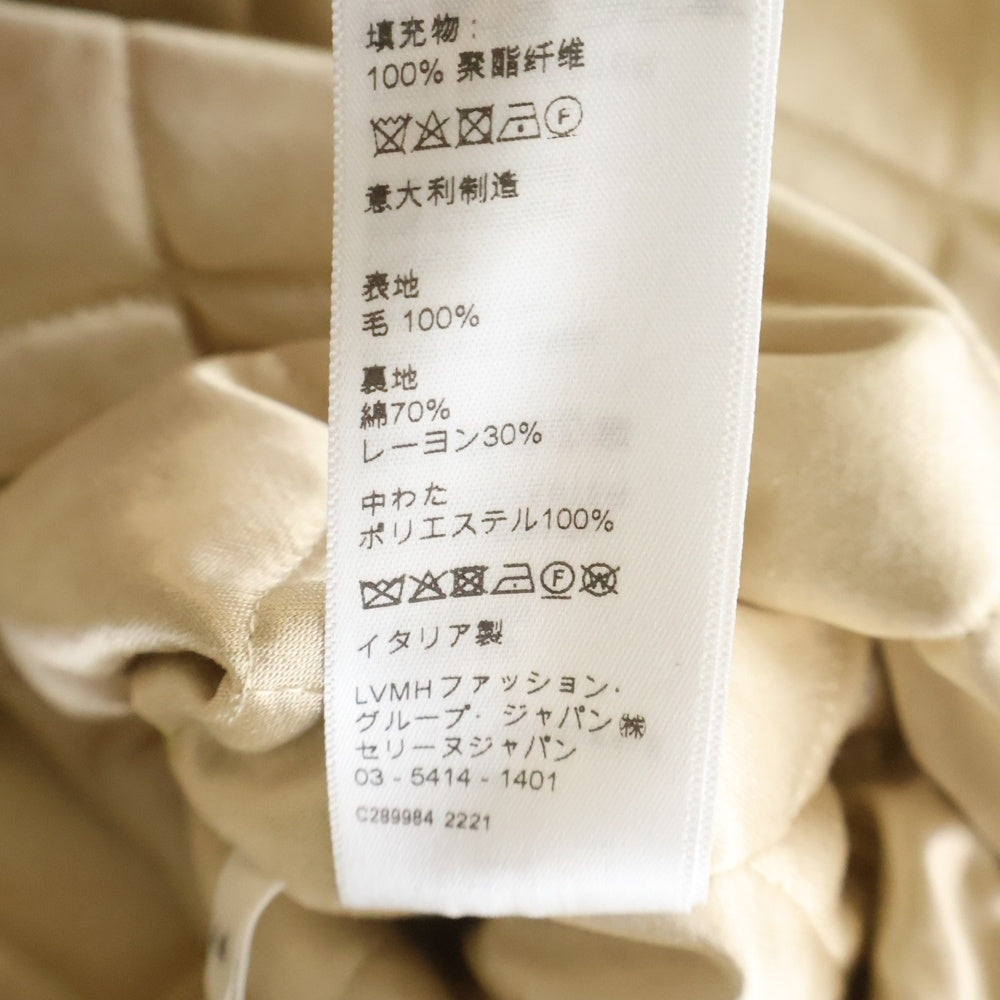 CELINE(セリーヌ) 22AW Overshirt in Checked Wool チェック柄 裏地