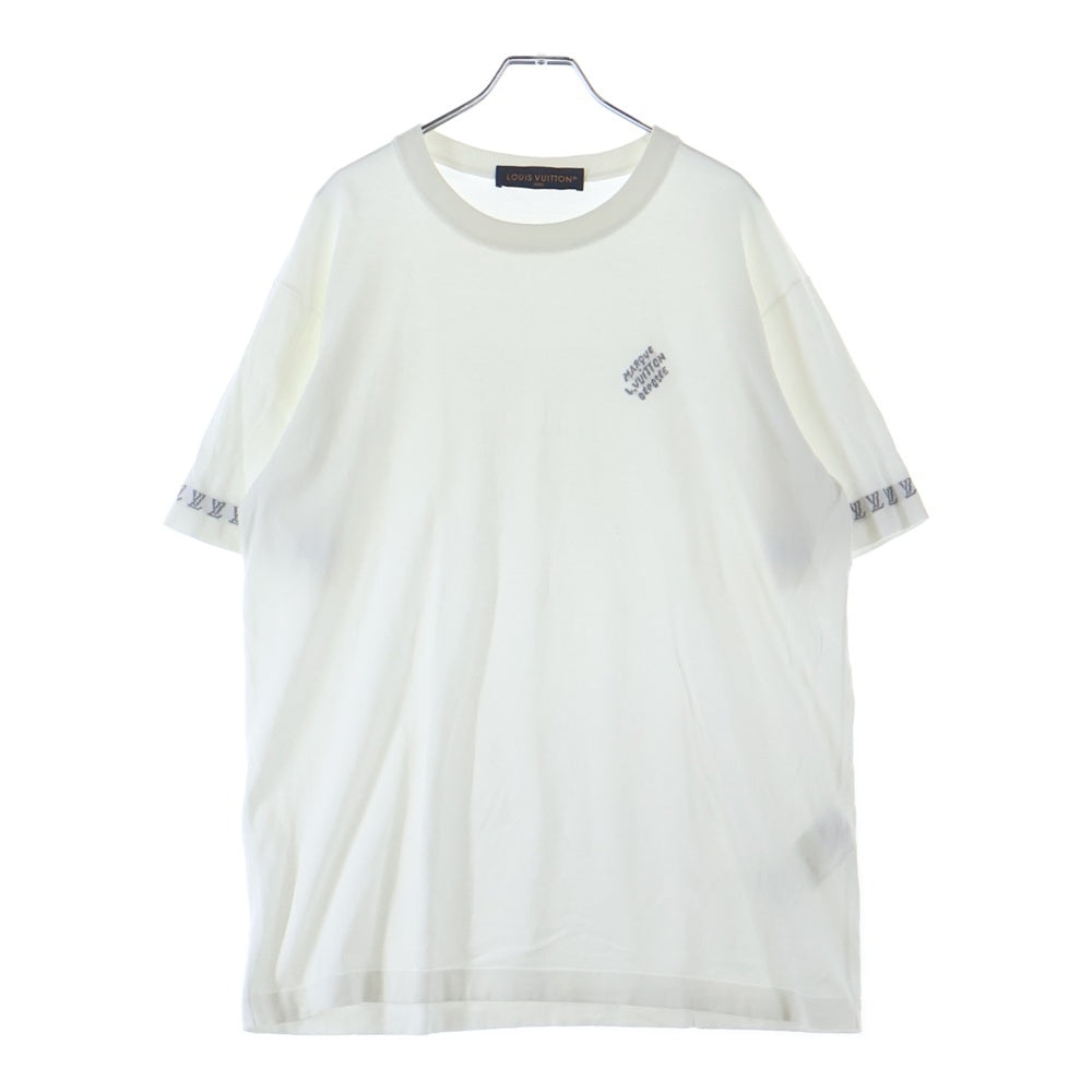 LOUIS VUITTON(ルイヴィトン) 24AW モノグラムジャガード 半袖Tシャツ カットソー ホワイト RM242MQ Z34 HRN42W