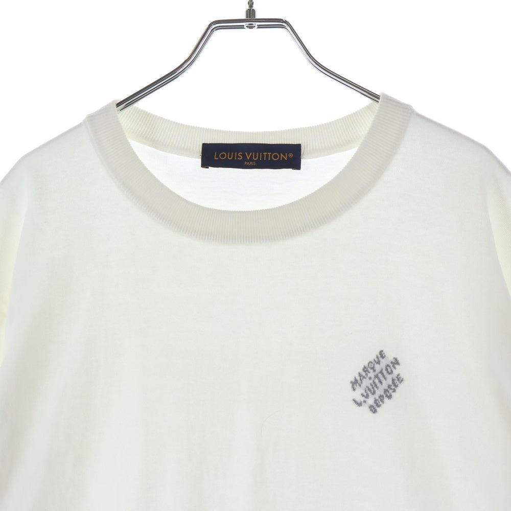 LOUIS VUITTON(ルイヴィトン) 24AW モノグラムジャガード 半袖Tシャツ カットソー ホワイト RM242MQ Z34 HRN42W