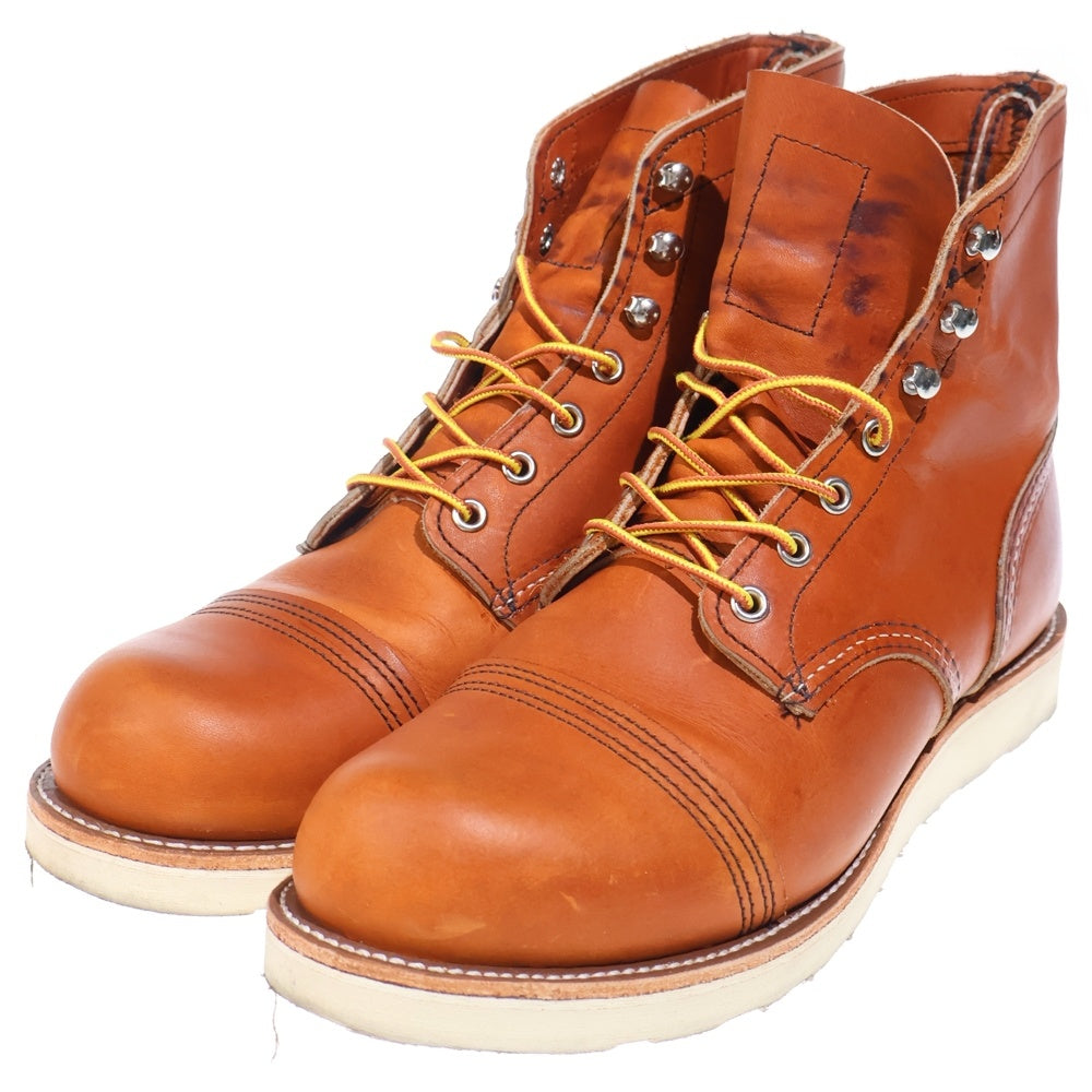 RED WING(レッド ウイング) 8089 IRON RANGER アイアンレンジャー レースアップレザーブーツ シューズ ブラウン US9.5/27.5cm