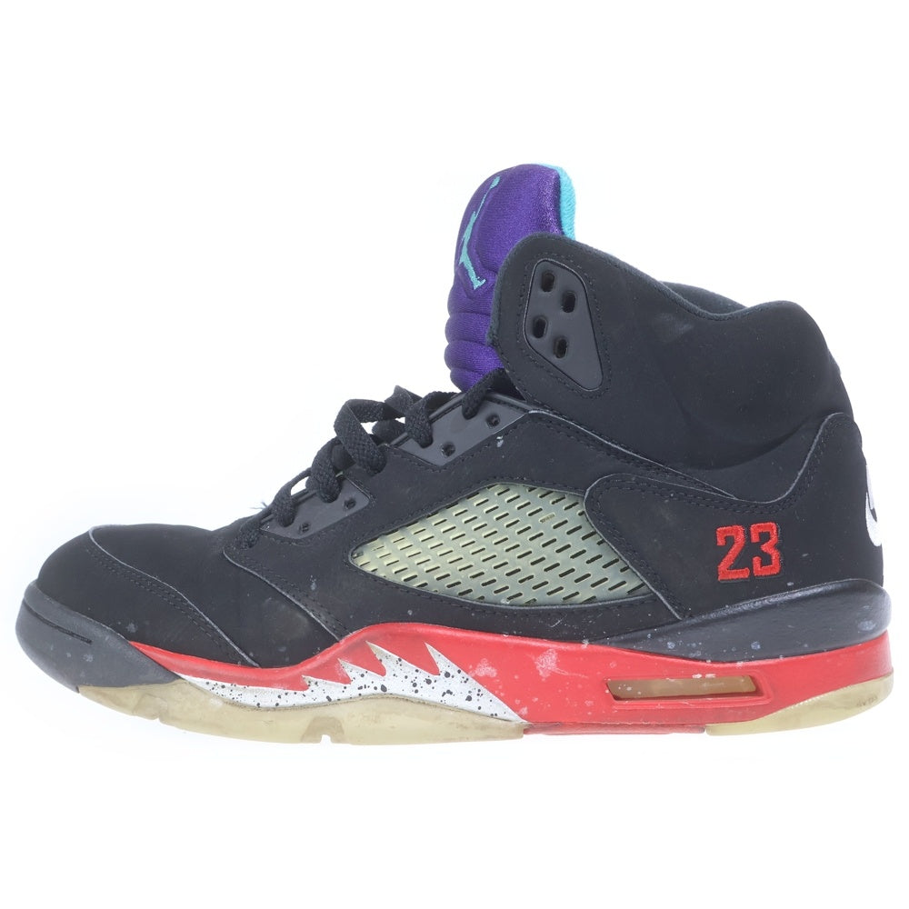 NIKE(ナイキ) AIR JORDAN 5 RETRO エアジョーダン ハイカットスニーカー ブラック US10/28cm CZ1786-001