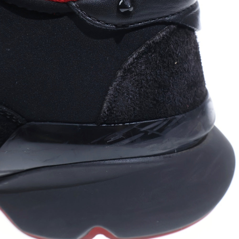 CHRISTIAN LOUBOUTIN(クリスチャンルブタン) グリッター レザー ローカットスニーカー ブラック 3220991