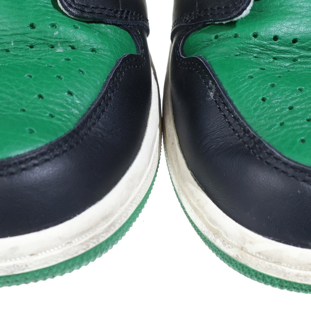 NIKE(ナイキ) AIR JORDAN 1 RETRO HIGH OG PINE GREEN エアジョーダン1 パイングリーン ハイカットスニーカー グリーン US10/28cm 555088-302