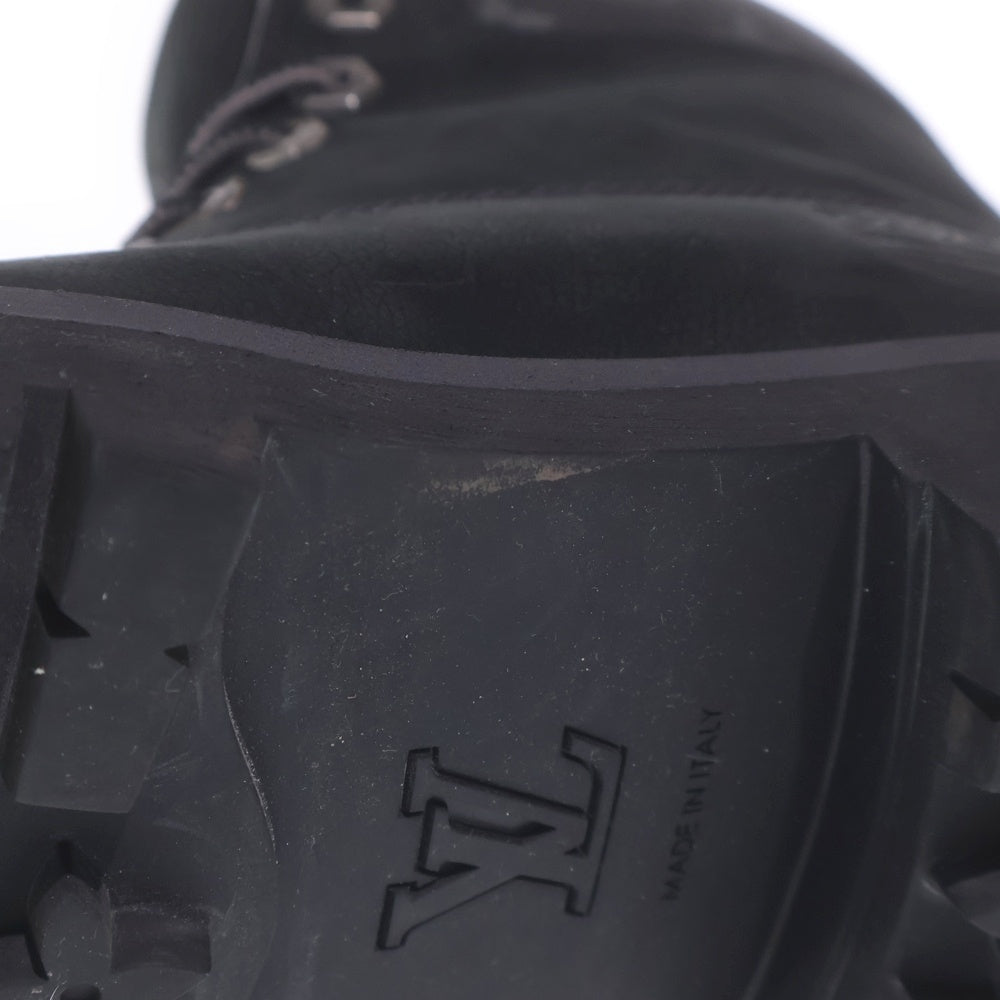 LOUIS VUITTON(ルイヴィトン) ×Timberland 6INCH ANKLE BOOT ティンバーランド モノグラム切替 レースアップ レザー アンクルブーツ ブラック FA0274