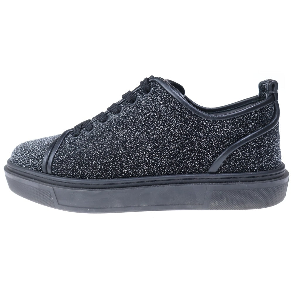CHRISTIAN LOUBOUTIN(クリスチャンルブタン) RED RUNNER レッドランナー レザー ローカットスニーカー ブラック