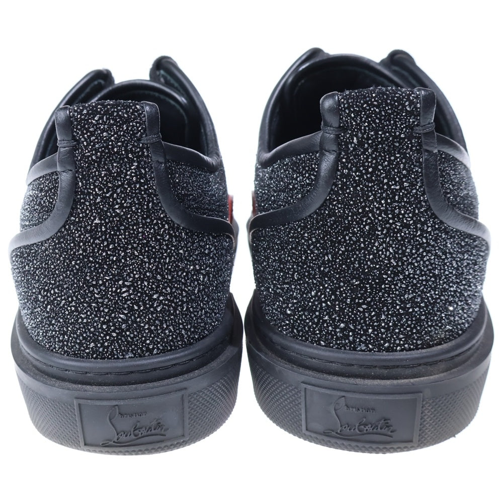 CHRISTIAN LOUBOUTIN(クリスチャンルブタン) RED RUNNER レッドランナー レザー ローカットスニーカー ブラック