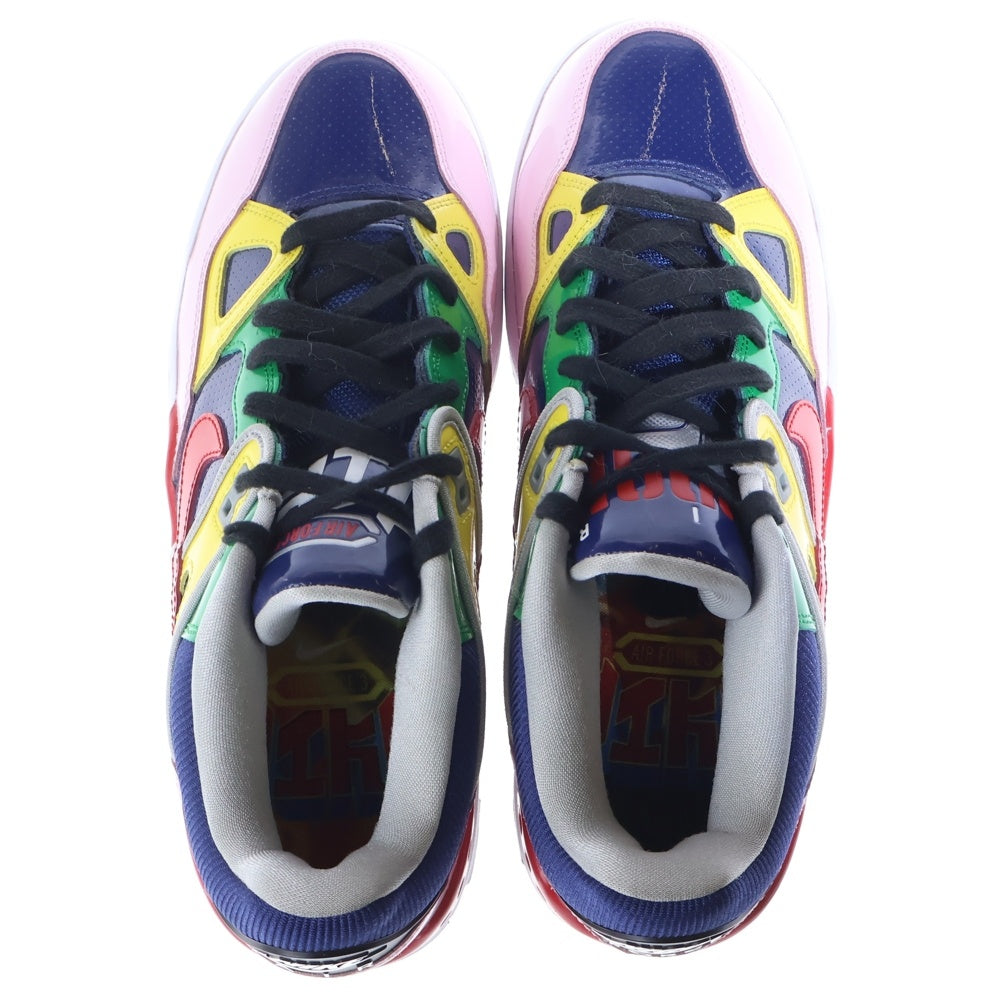 NIKE(ナイキ) ×NIGO AIR FORCE 3 LOW SP Navy ニゴー エアフォース 3 ローカットスニーカー マルチ US10/28cm HQ1458-400