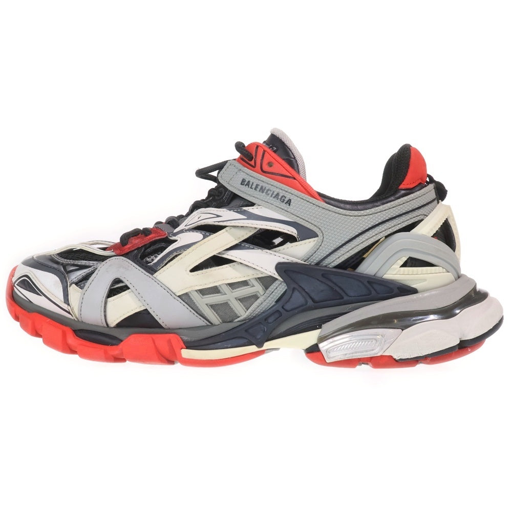 BALENCIAGA(バレンシアガ) TRACK 2トラック 2 メッシュ ローカットスニーカー グレー/レッド 568614