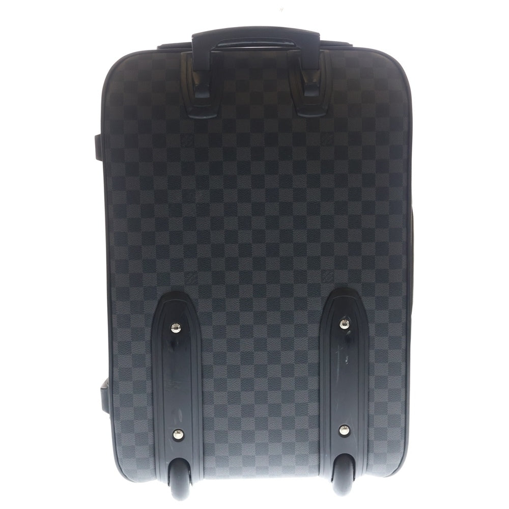 LOUIS VUITTON(ルイヴィトン) ダミエ グラフィット ペガス 55 キャリーケース ブラック N41186