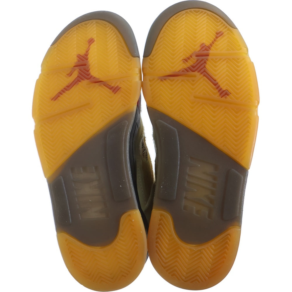 NIKE(ナイキ) ×AIR JORDAN 5 RETRO SP SAIL DH8565-100 オフホワイト エアジョーダン5 レトロ セイル ハイカットスニーカー アイボリー US8/26cm