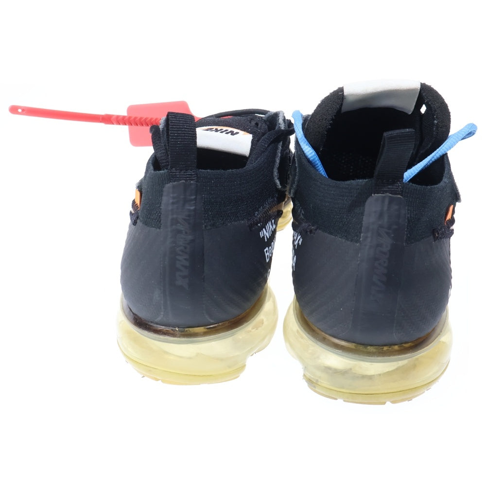NIKE(ナイキ) ×OFF-WHITE AIR VAPORMAX FLYKNIT AA3831-002 オフホワイト エアヴェイパーマックス フライニット ローカットスニーカー ブラック US12/30cm