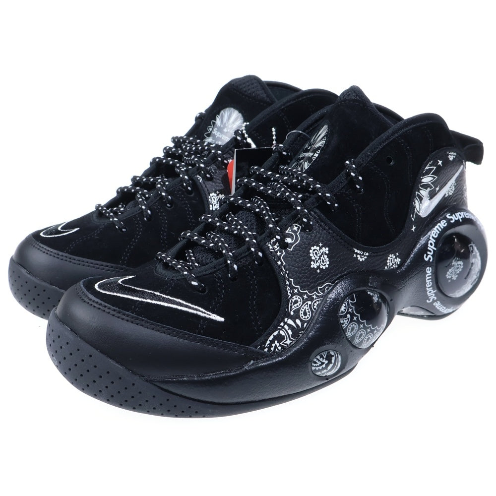 NIKE(ナイキ) ×SUPREME AIR ZOOM FLIGHT 95 DJ8604-001 シュプリーム エアズーム フライト ハイカットスニーカー ブラック US9/27cm