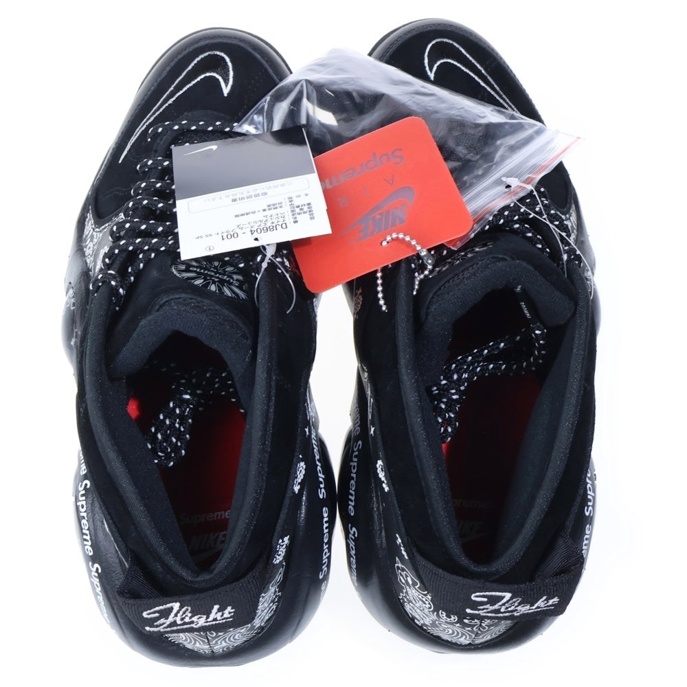 NIKE(ナイキ) ×SUPREME AIR ZOOM FLIGHT 95 DJ8604-001 シュプリーム エアズーム フライト ハイカットスニーカー ブラック US9/27cm