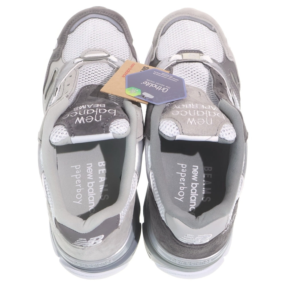 New Balance(ニューバランス) ×PAPERBOY ×BEAMS 920 ペーパーボーイ ビームス ローカットスニーカー グレー/ホワイト US8/26cmM920PPB